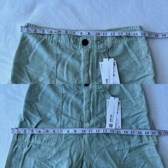 NWT ZARA Tokyo Trouser Linen Blend High Waist S - Picture 5 of 11